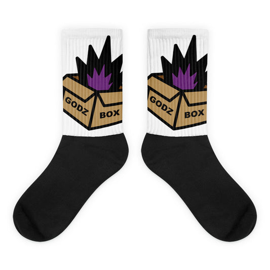 GODZBOX BIG LOGO Socks "AWEKING PURPLE"