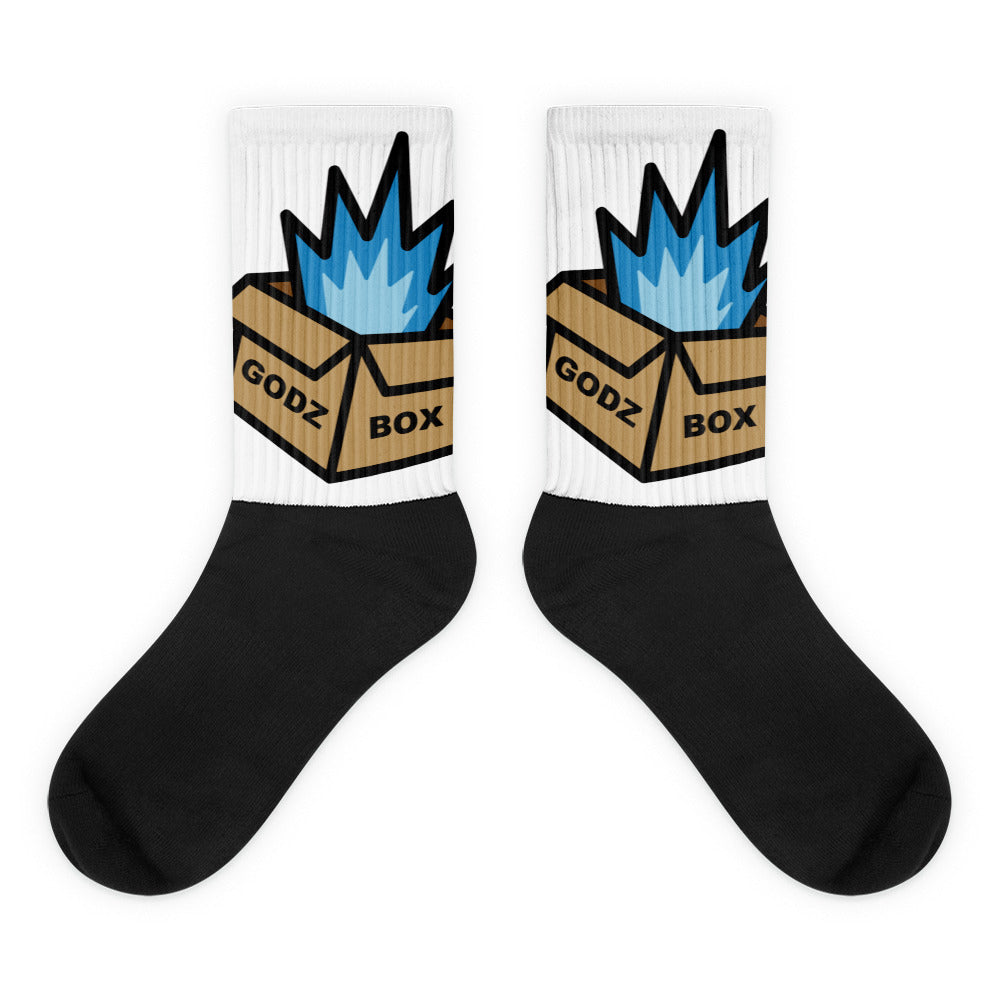 GODZBOX BIG LOGO Socks "ATOMIC BLUE"