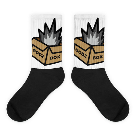 GODZBOX BIG LOGO Socks "KING GRAY"